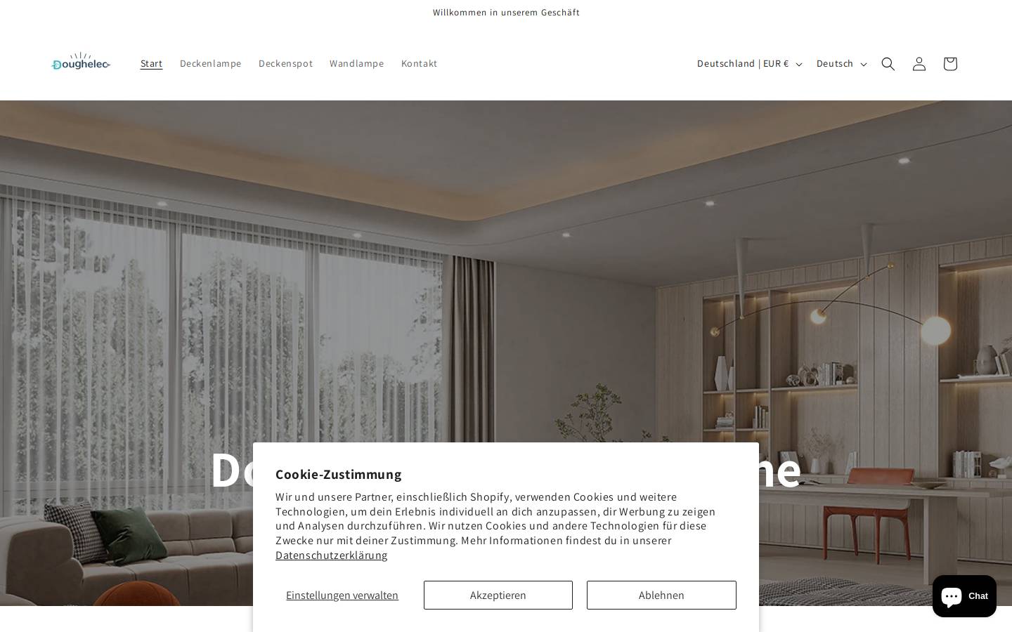 doughelec.com homepage screenshot