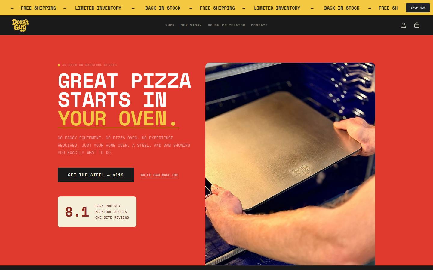 doughguy.co homepage screenshot