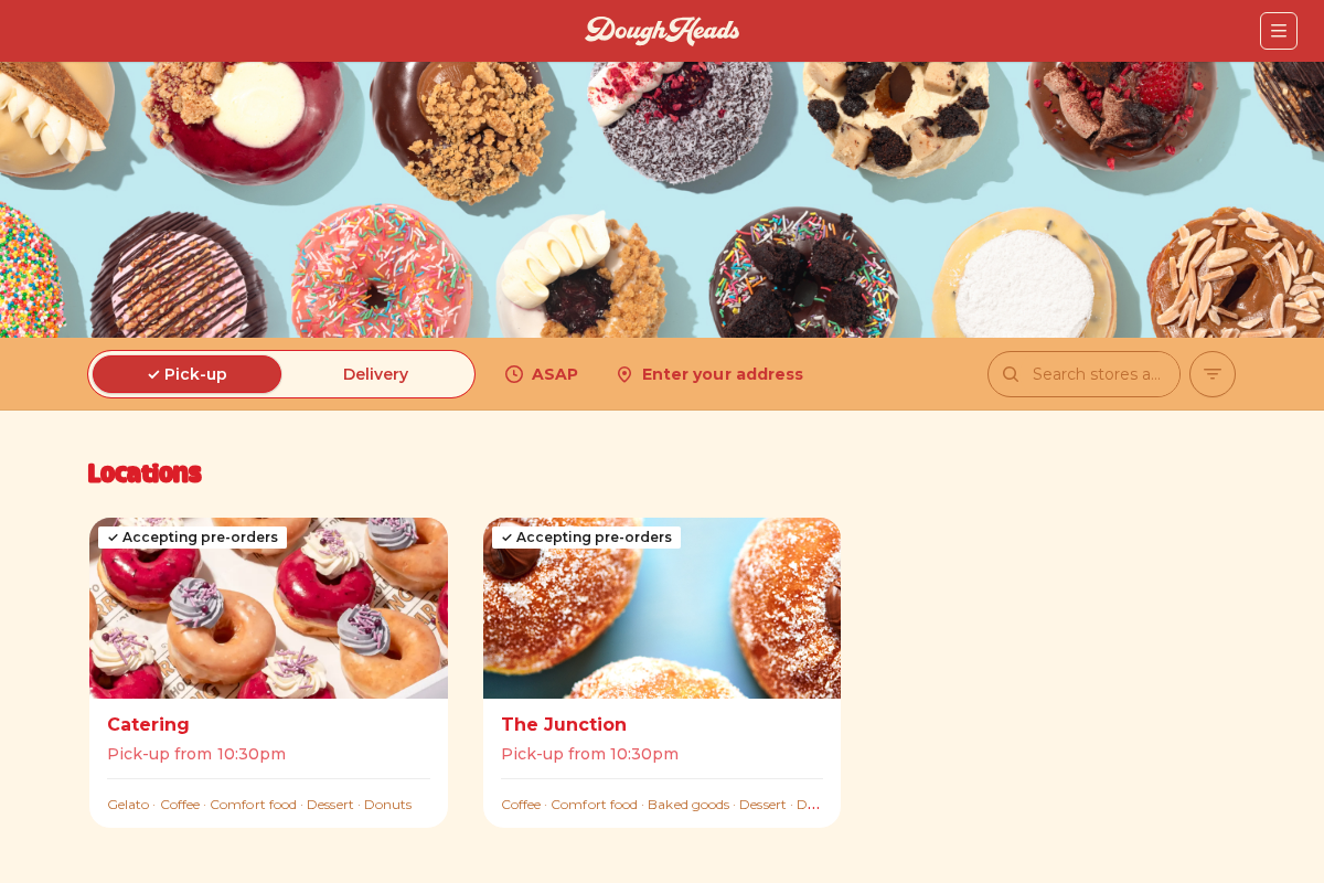 doughheads.com.au homepage screenshot