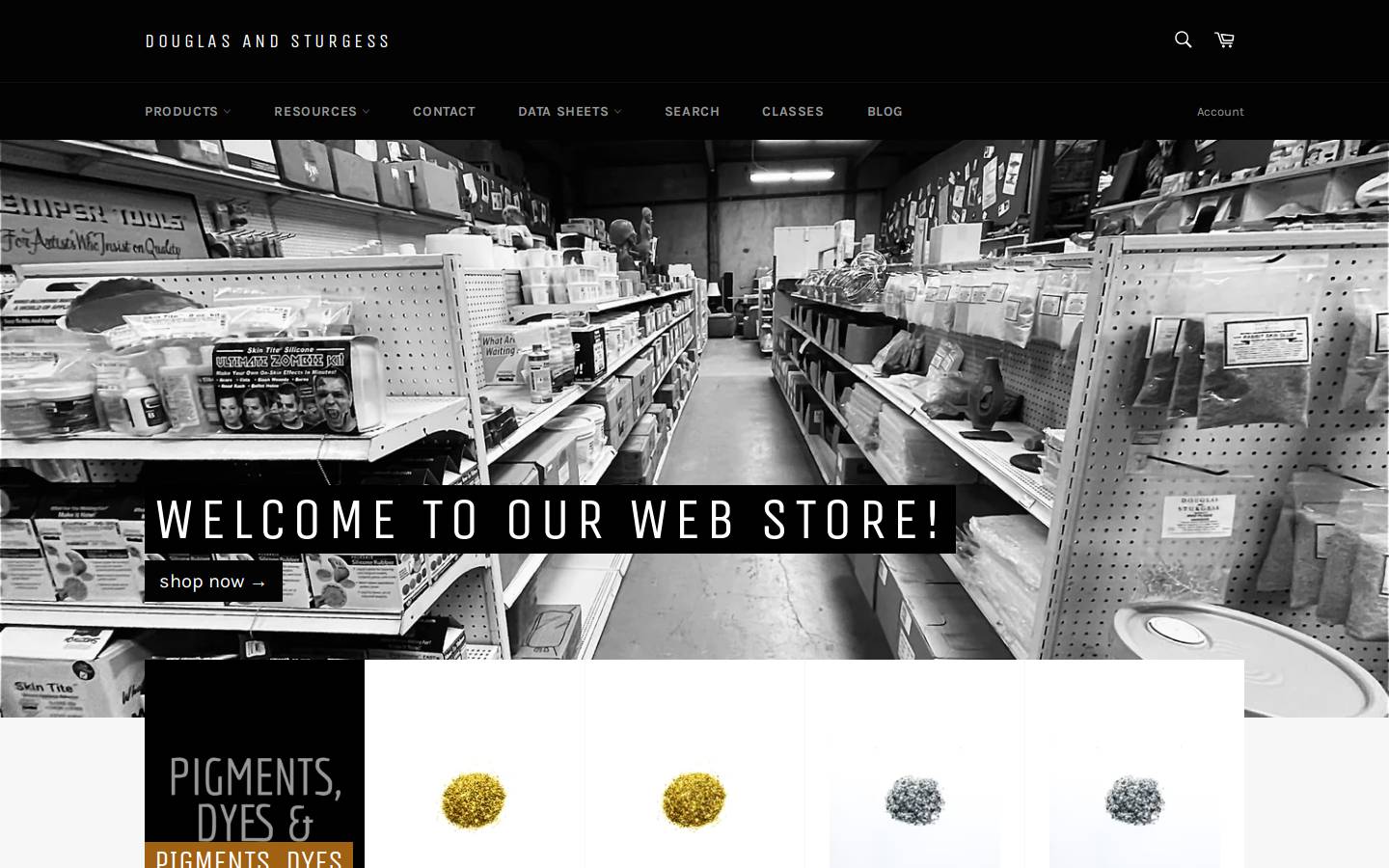 douglasandsturgess.net homepage screenshot