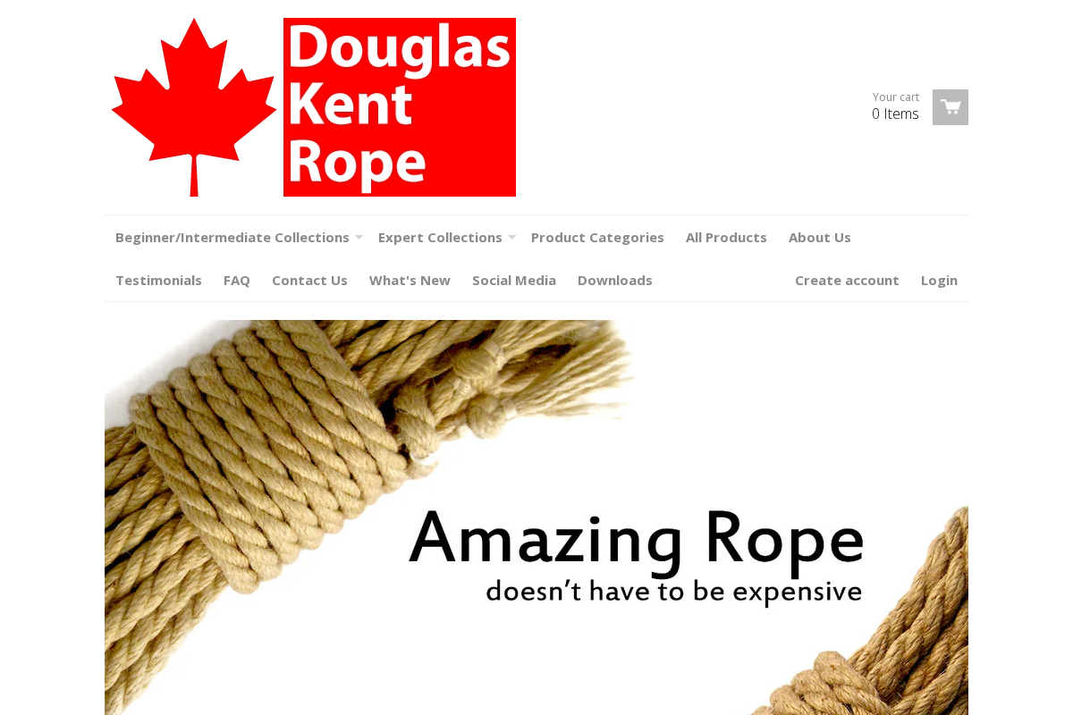 Douglas Kent Rope homepage screenshot