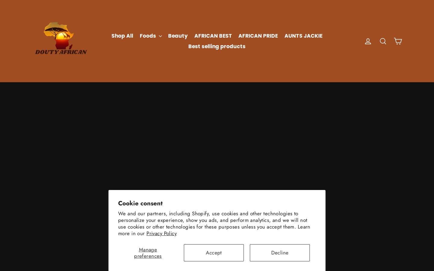 doutyafrican.com homepage screenshot