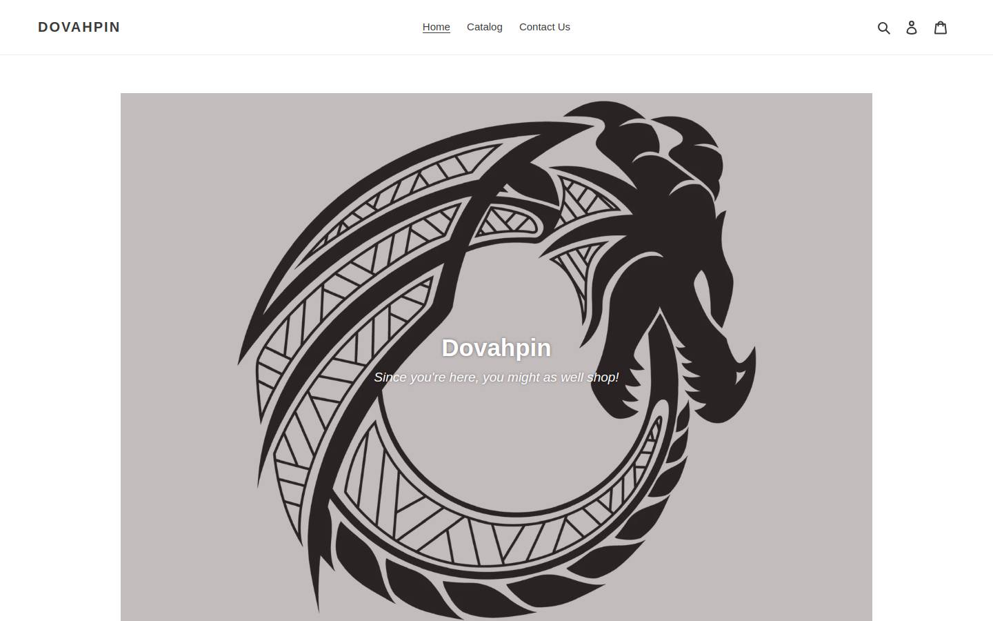 dovahpin.com homepage screenshot