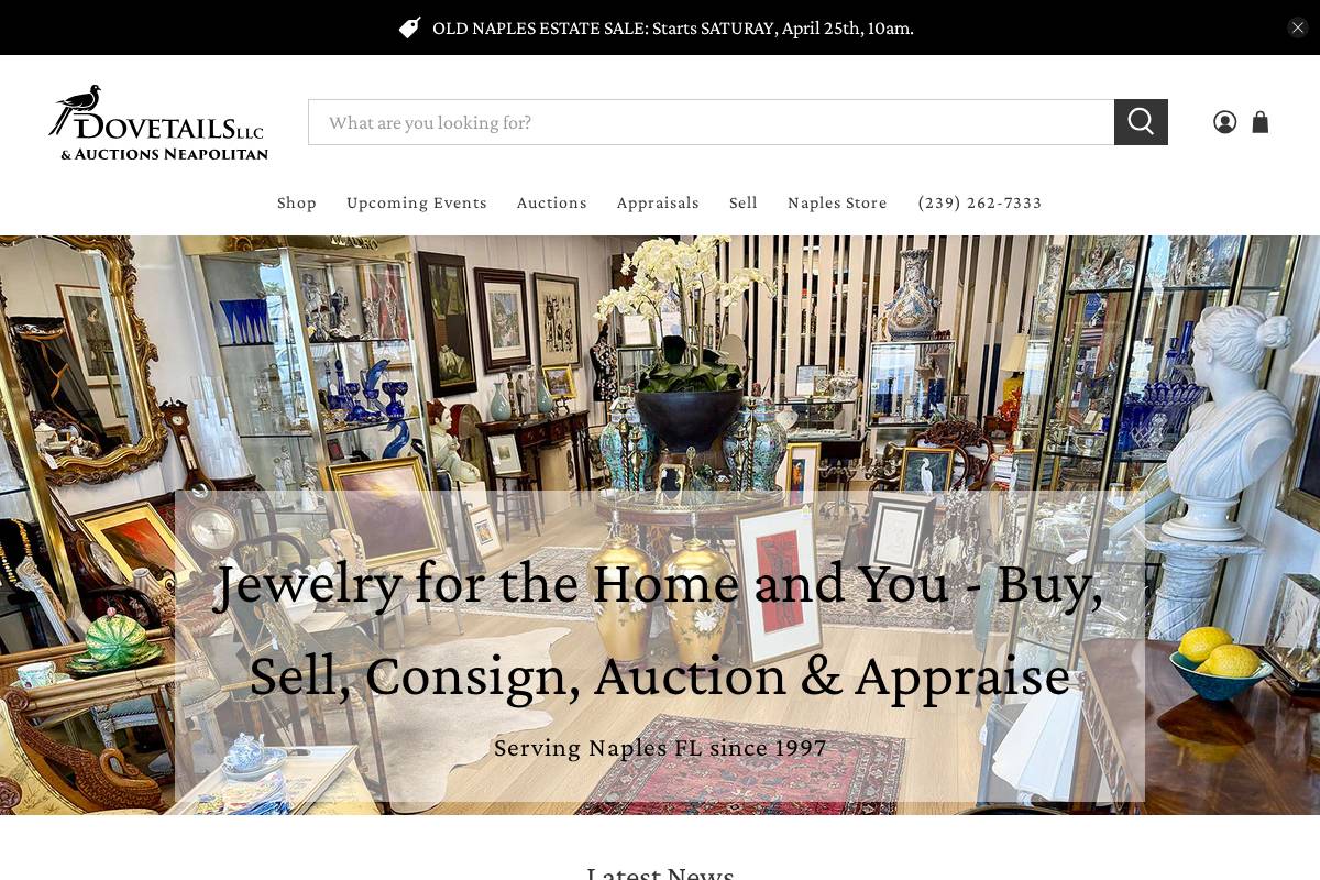 dovetailsllc.com homepage screenshot