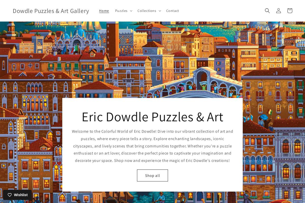 dowdle.shop homepage screenshot