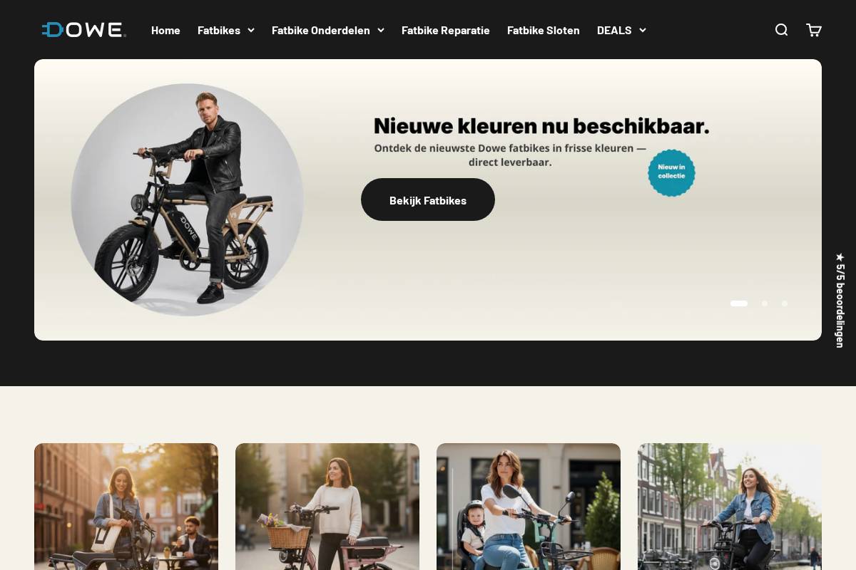 dowe.bike homepage screenshot