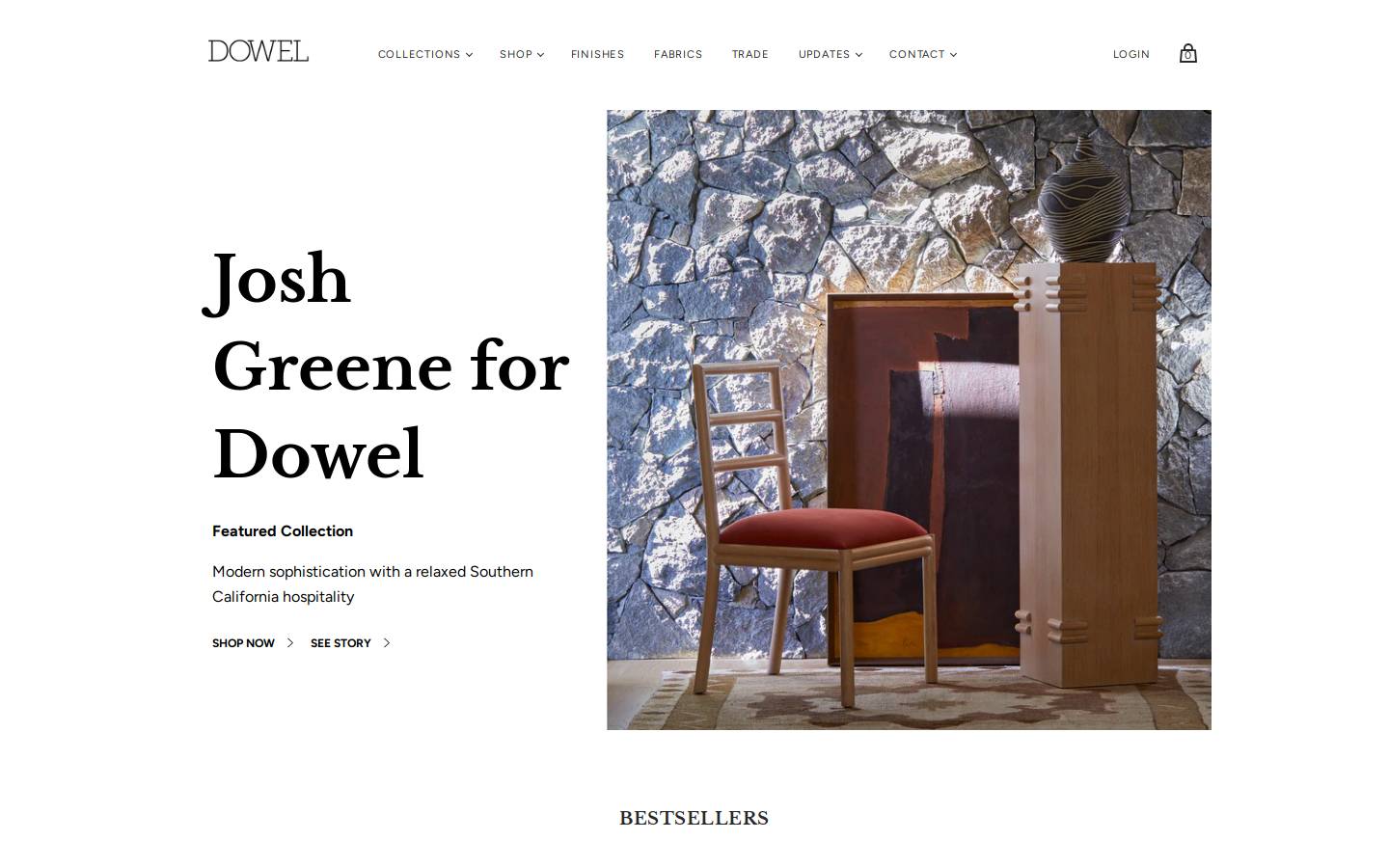 dowel.furniture homepage screenshot