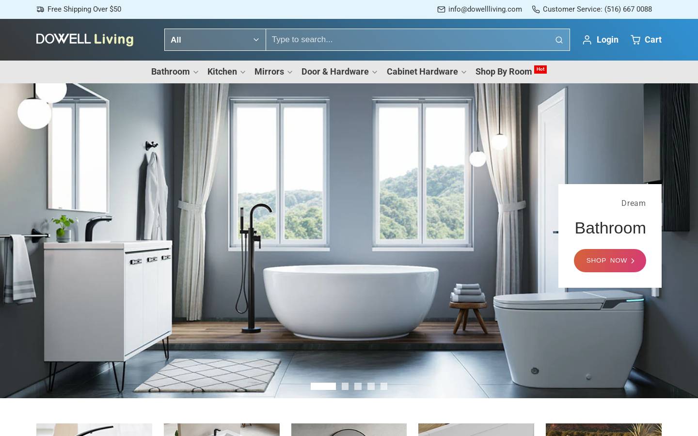 dowellliving.com homepage screenshot
