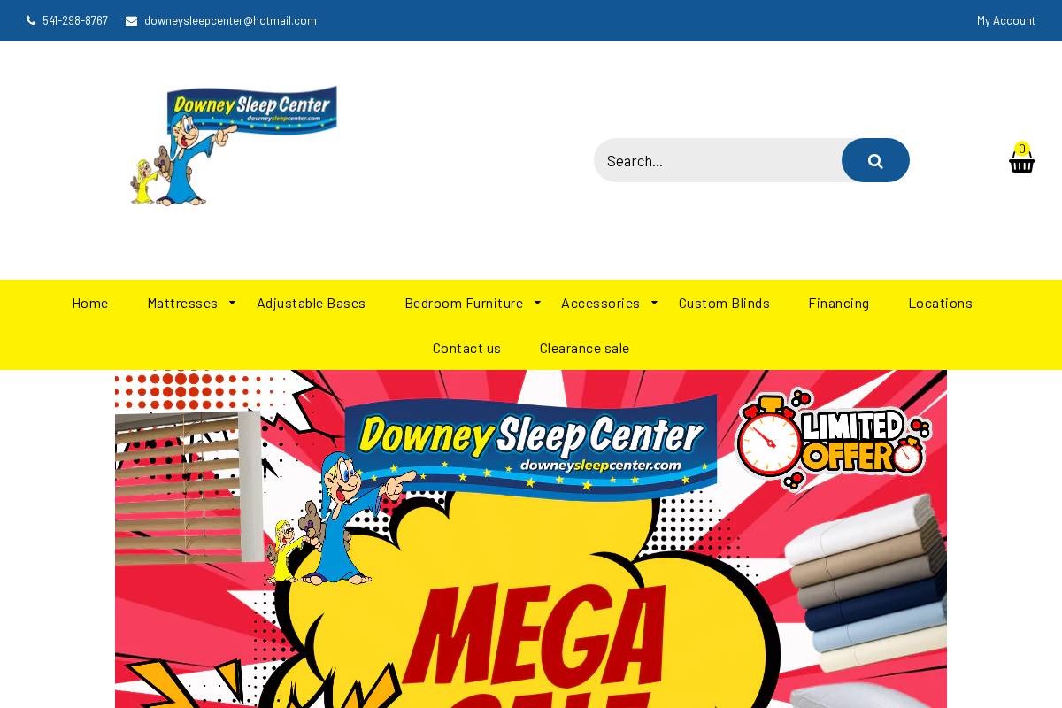 downeysleepcenter.com homepage screenshot