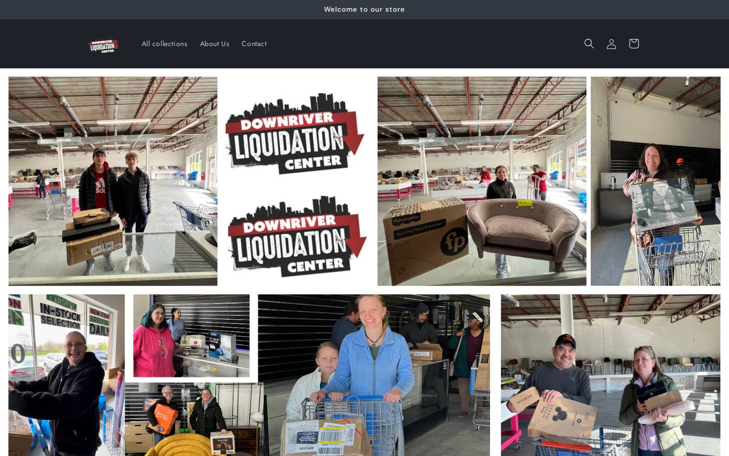 downriverliquidationcenter.com homepage screenshot