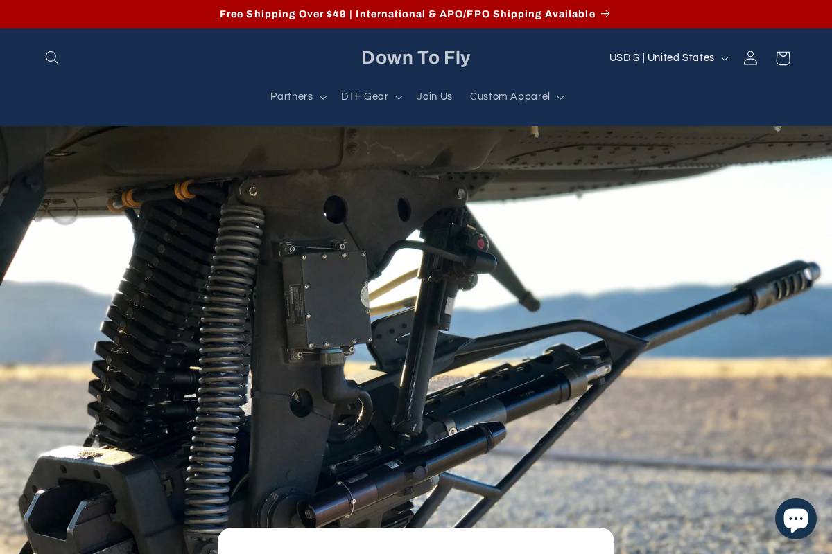 downtoflyaviation.com homepage screenshot