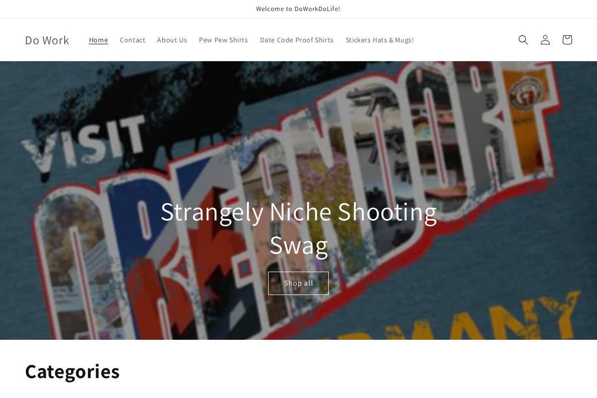 doworkdolife.com homepage screenshot