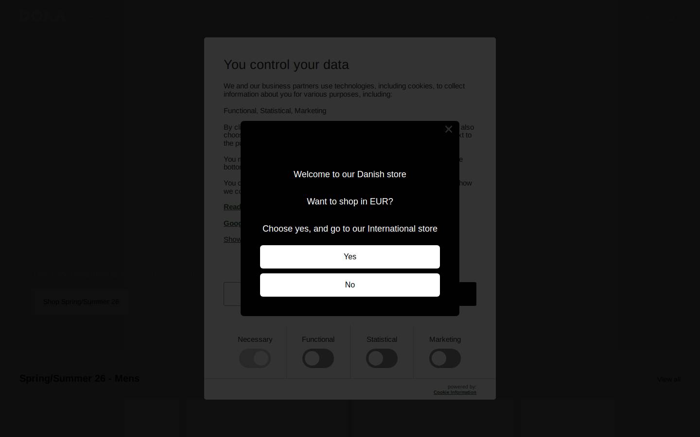 doxarun.com homepage screenshot