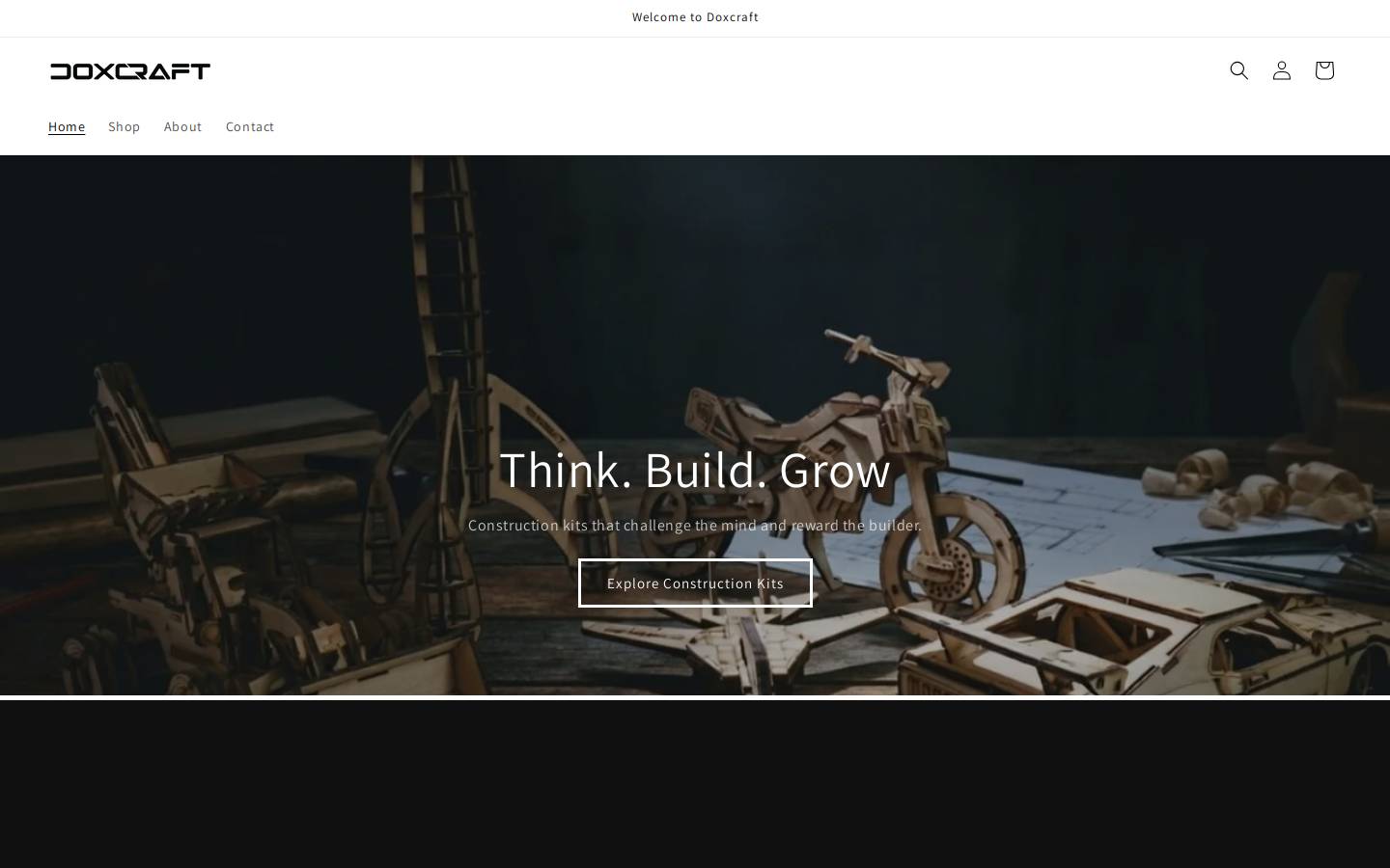 doxcraft.com homepage screenshot