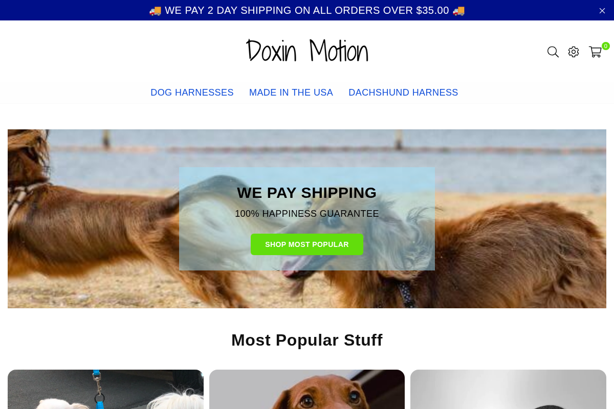 doxinmotion.co homepage screenshot