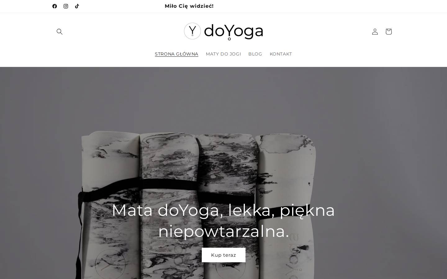 doyoga.pl homepage screenshot