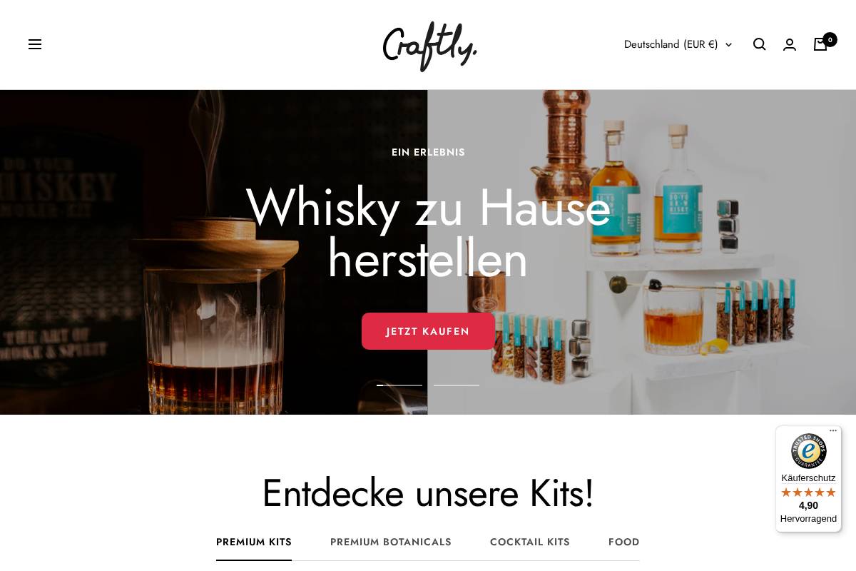 doyourgin.com homepage screenshot