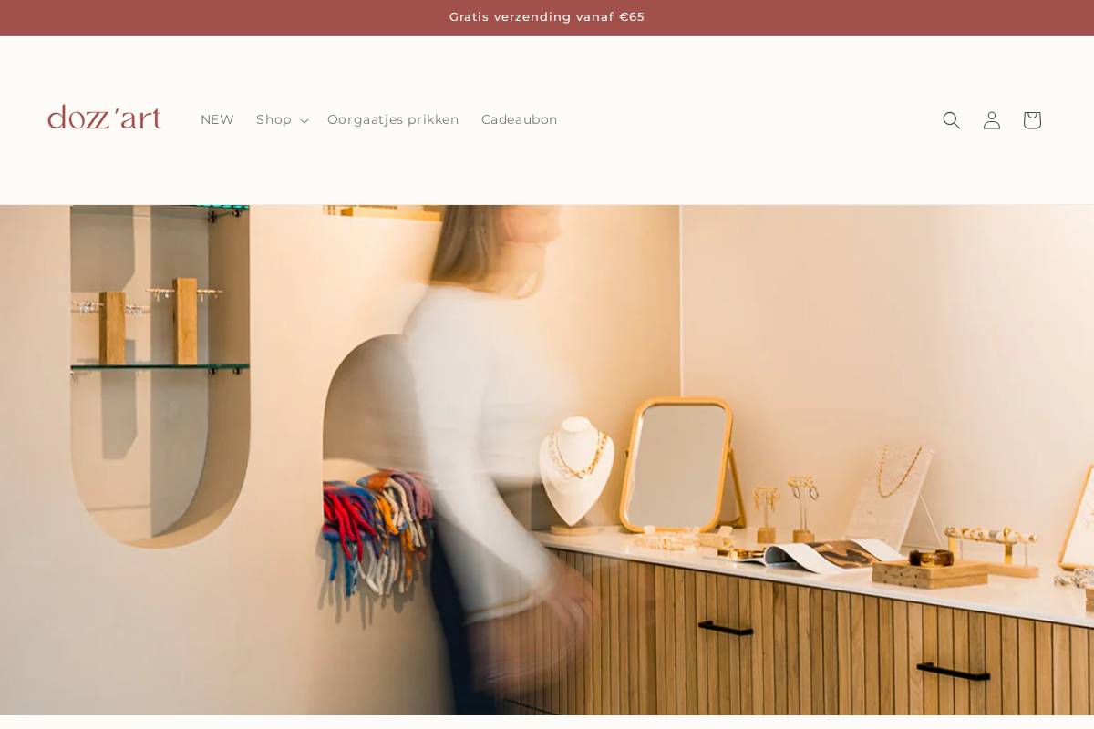 dozz-art.be homepage screenshot