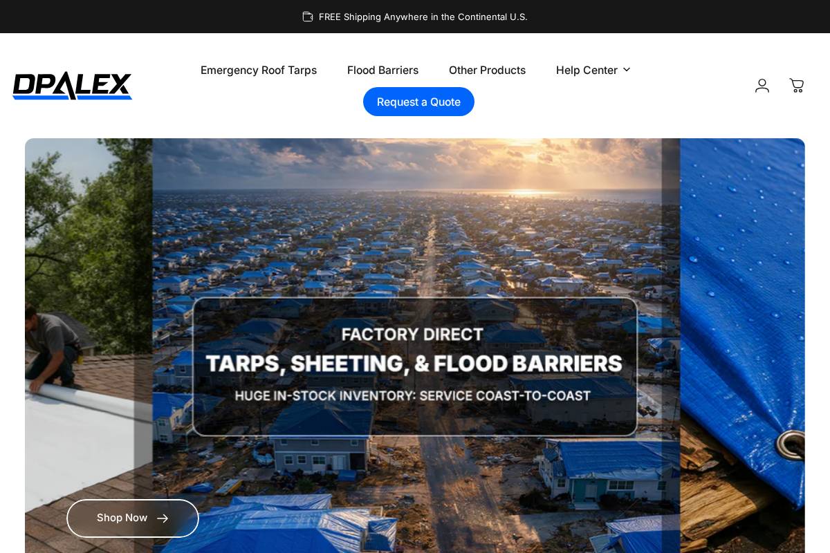 dpalex.com homepage screenshot