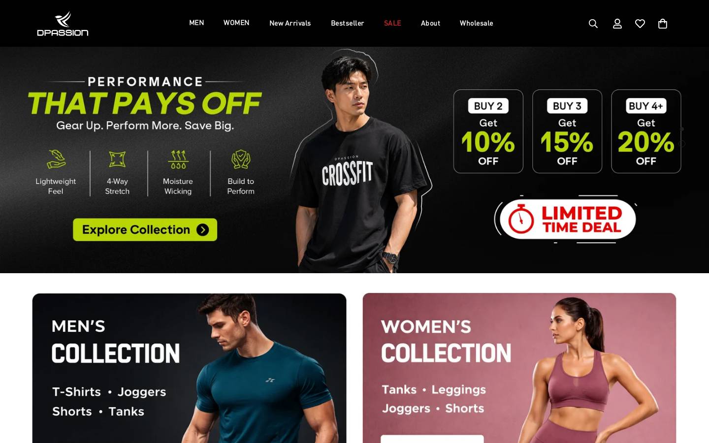 dpassion.com homepage screenshot
