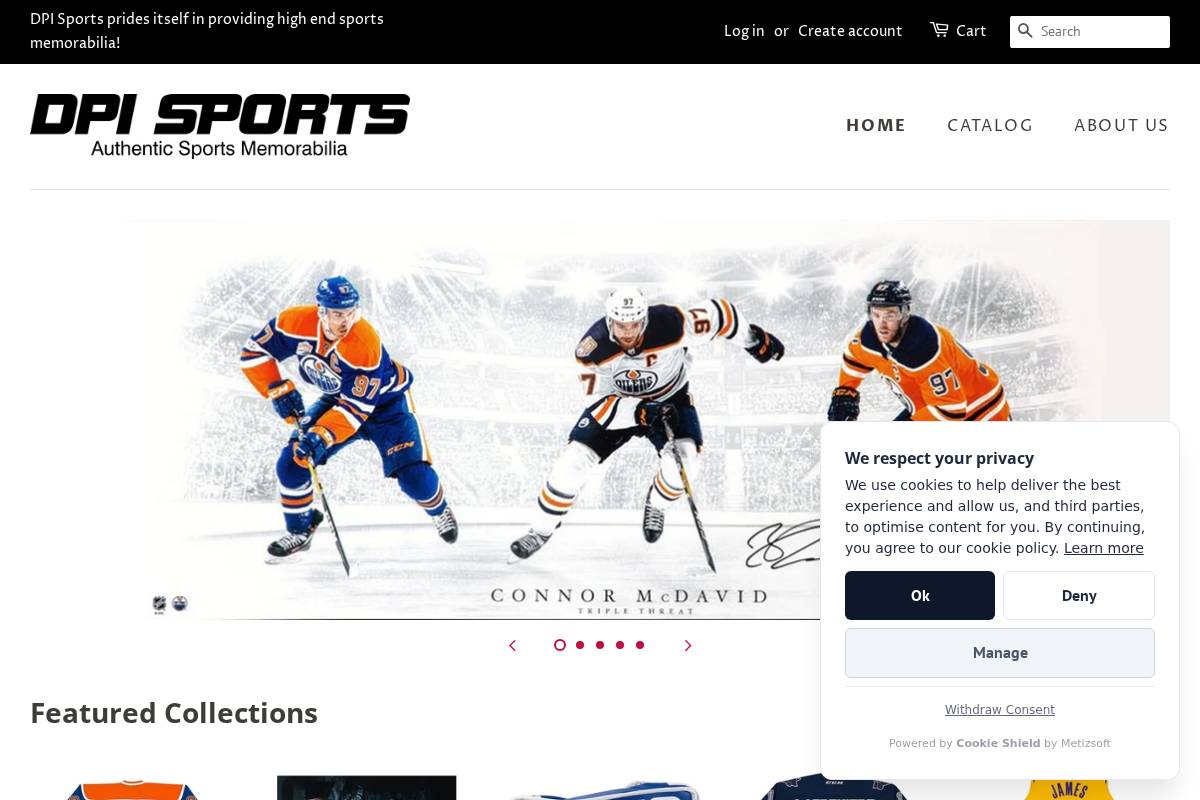 dpisportsshop.com homepage screenshot
