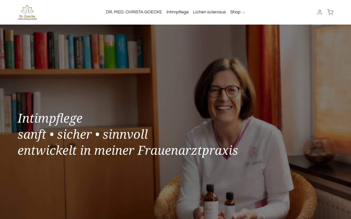 dr-goecke.shop homepage screenshot