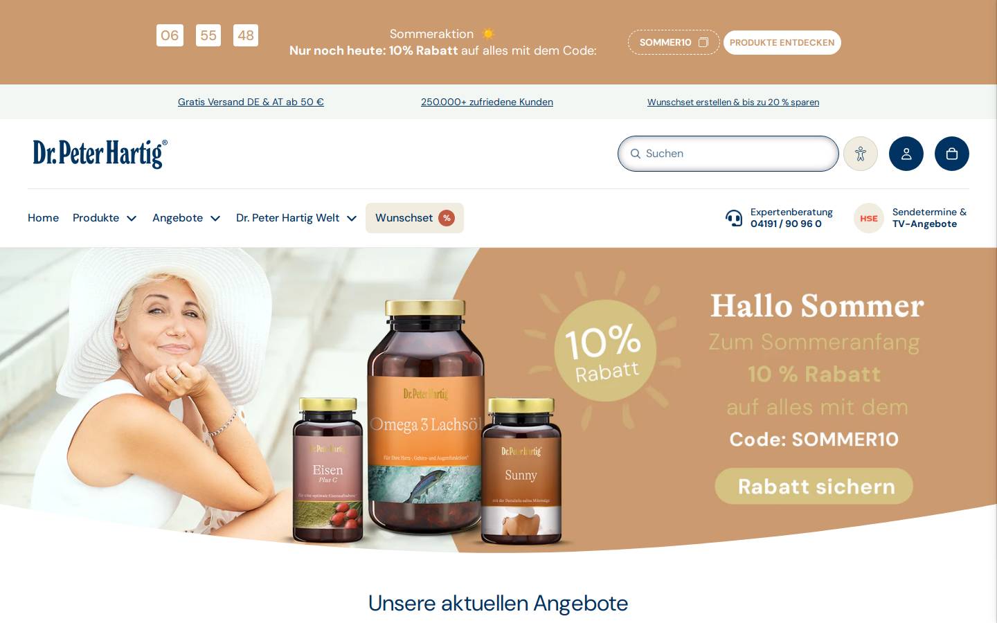 Dr. Peter Hartig homepage screenshot