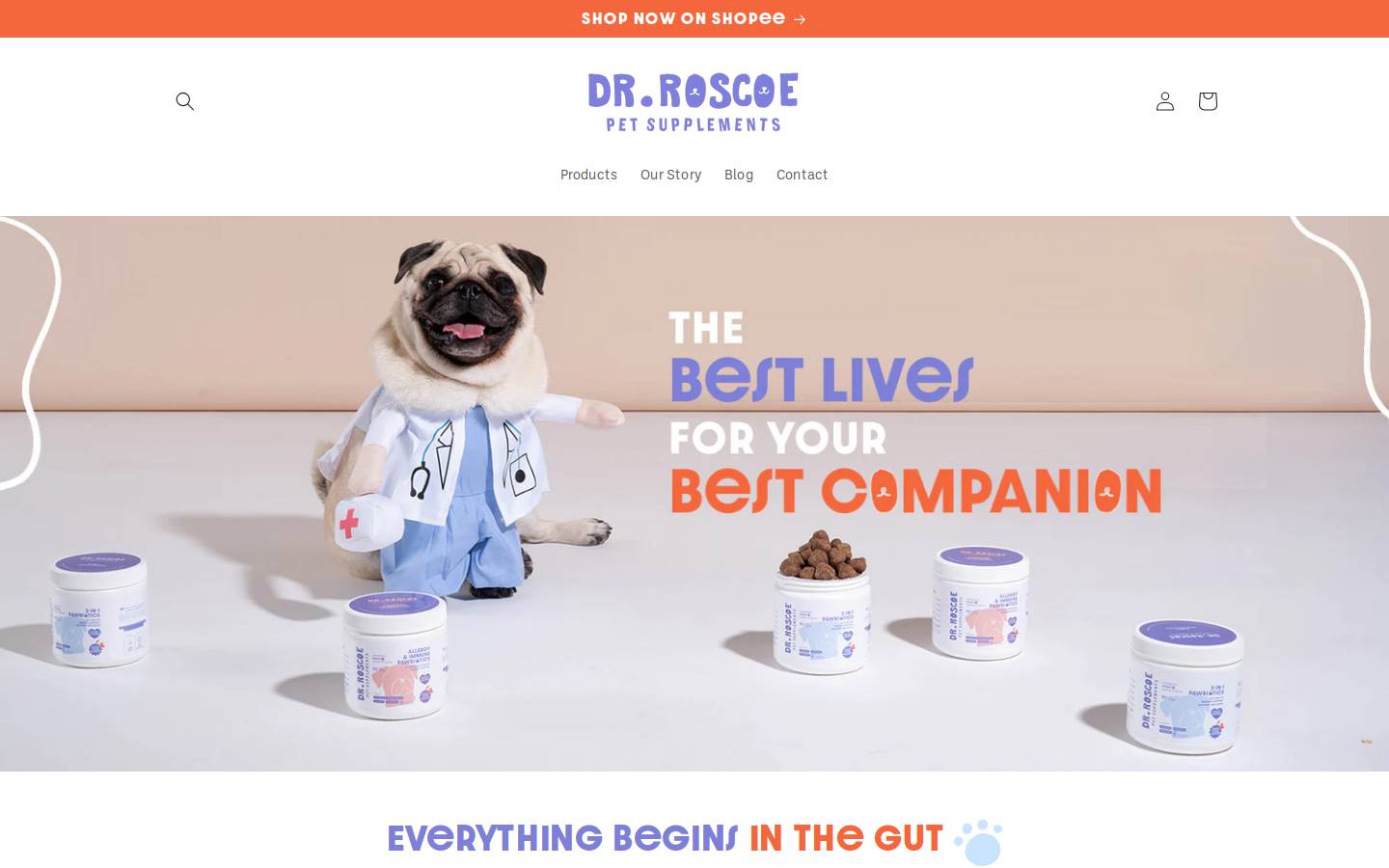 dr-roscoe.com homepage screenshot
