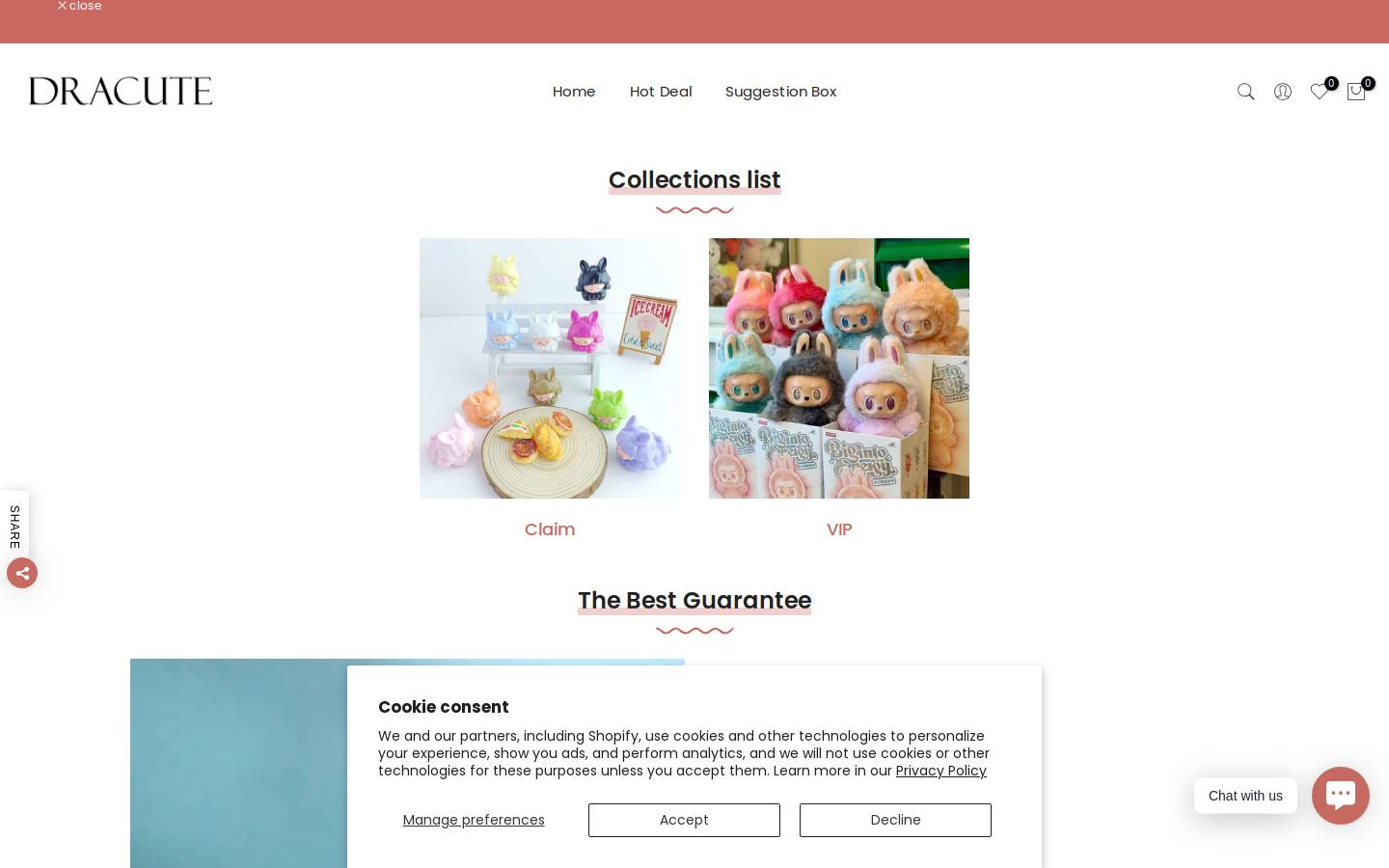 dracute.com homepage screenshot