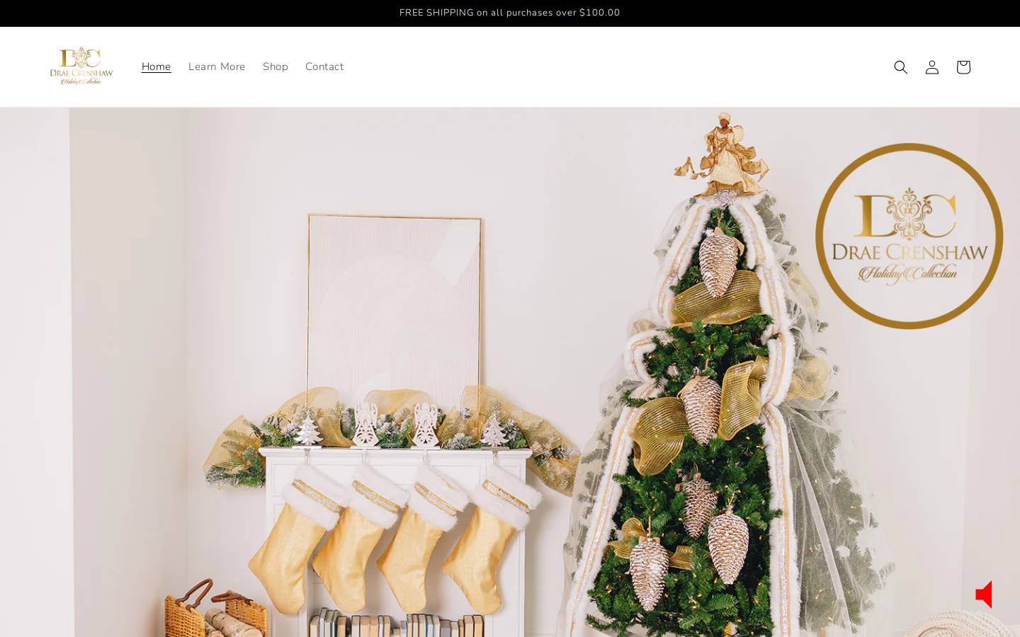 draecrenshawcollection.com homepage screenshot