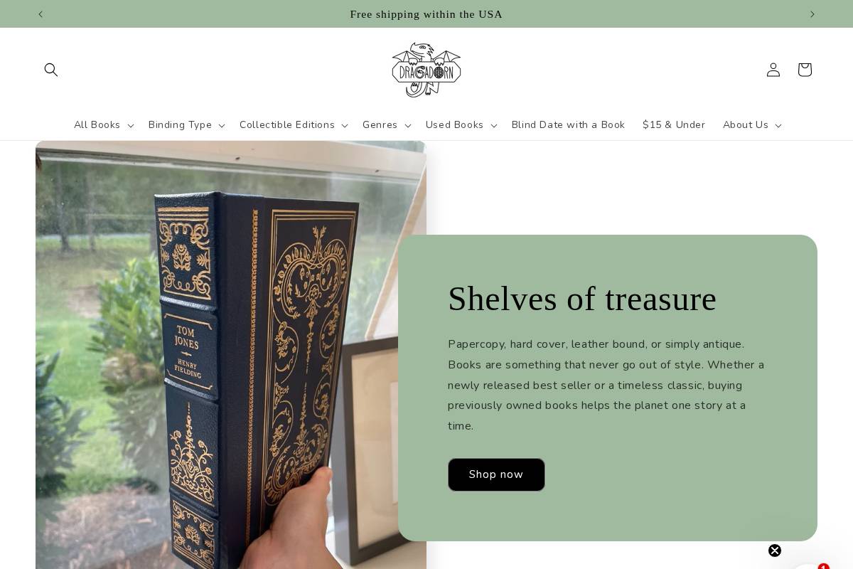 dragadorn.com homepage screenshot