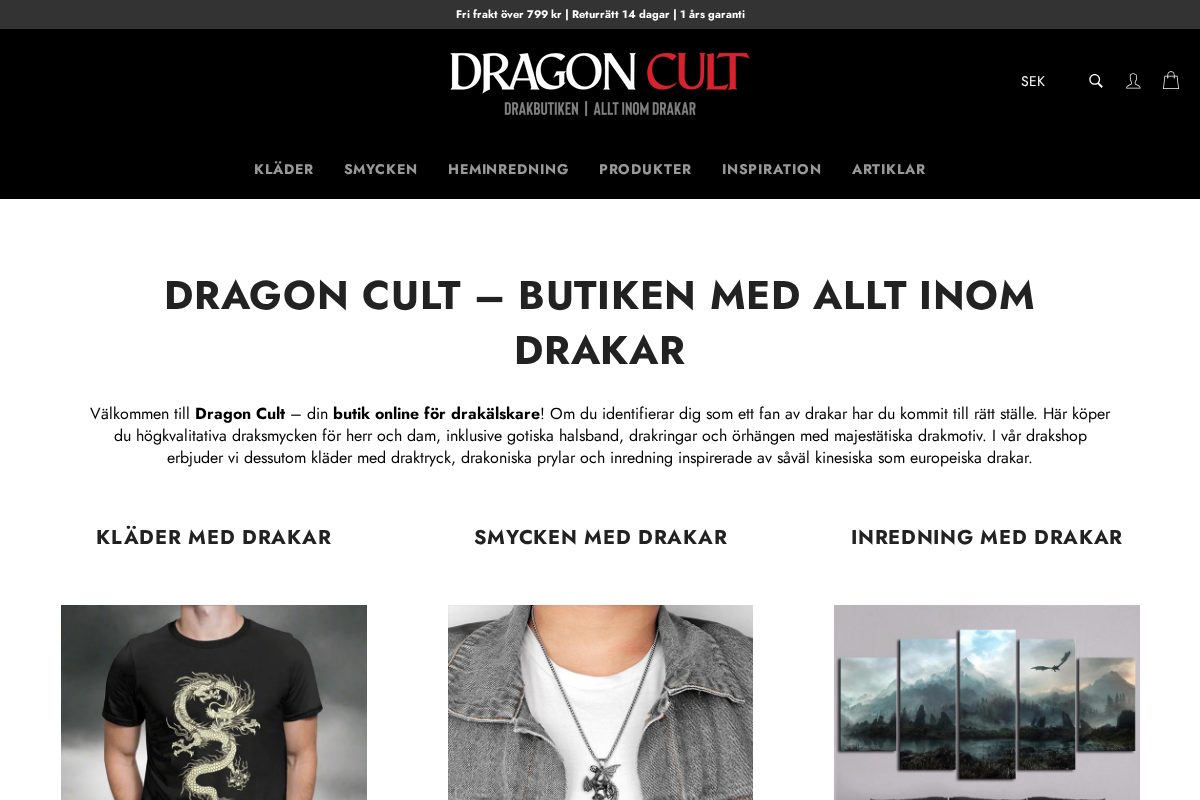 Dragon Cult Models homepage screenshot