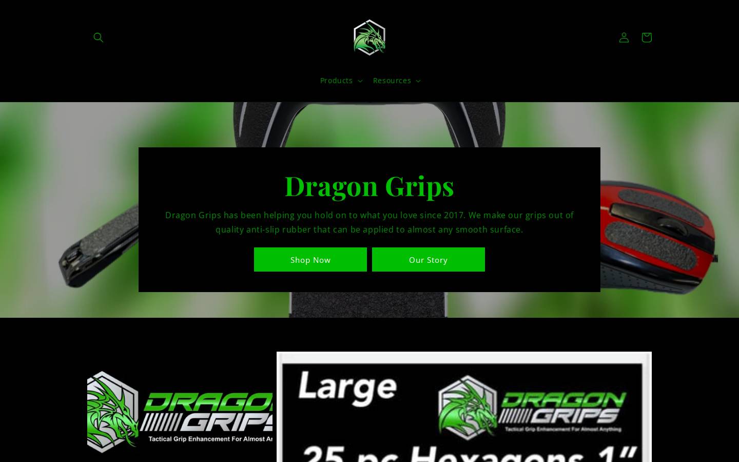 dragonsenses.com homepage screenshot