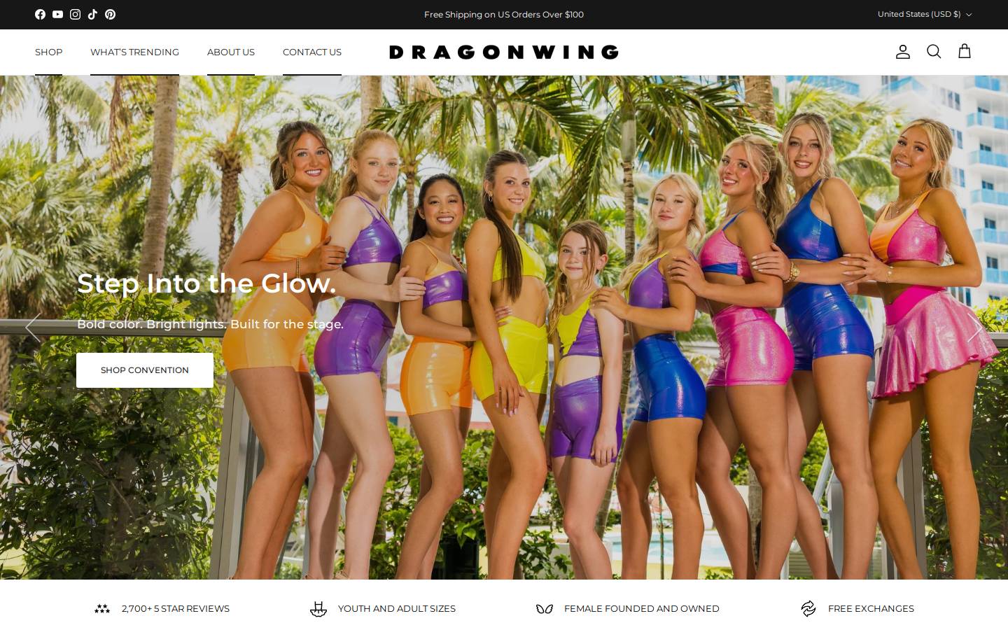dragonwing.com homepage screenshot