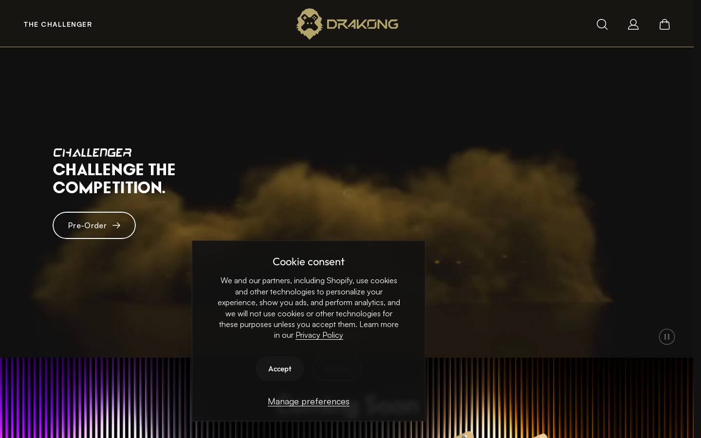 drakong.com homepage screenshot