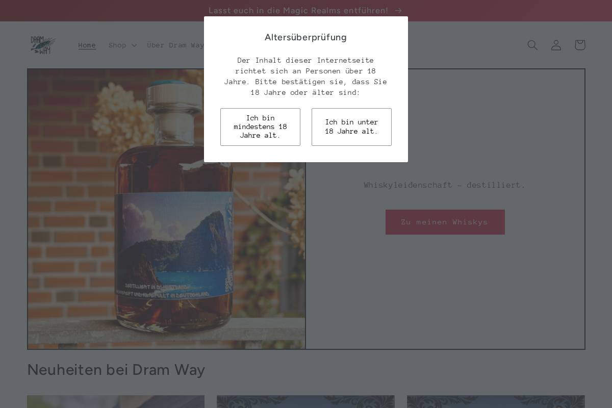 dramway.de homepage screenshot
