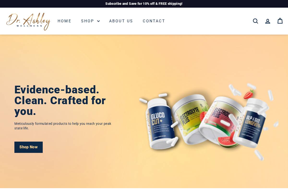 drashleywellness.com homepage screenshot