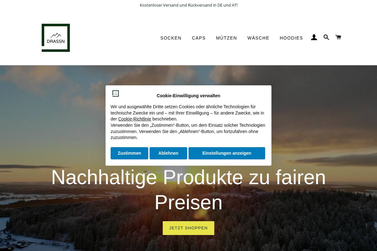 drassn.com homepage screenshot