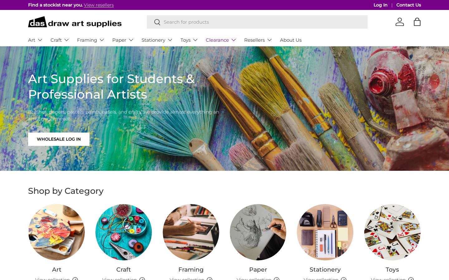 draw-art.co.nz homepage screenshot