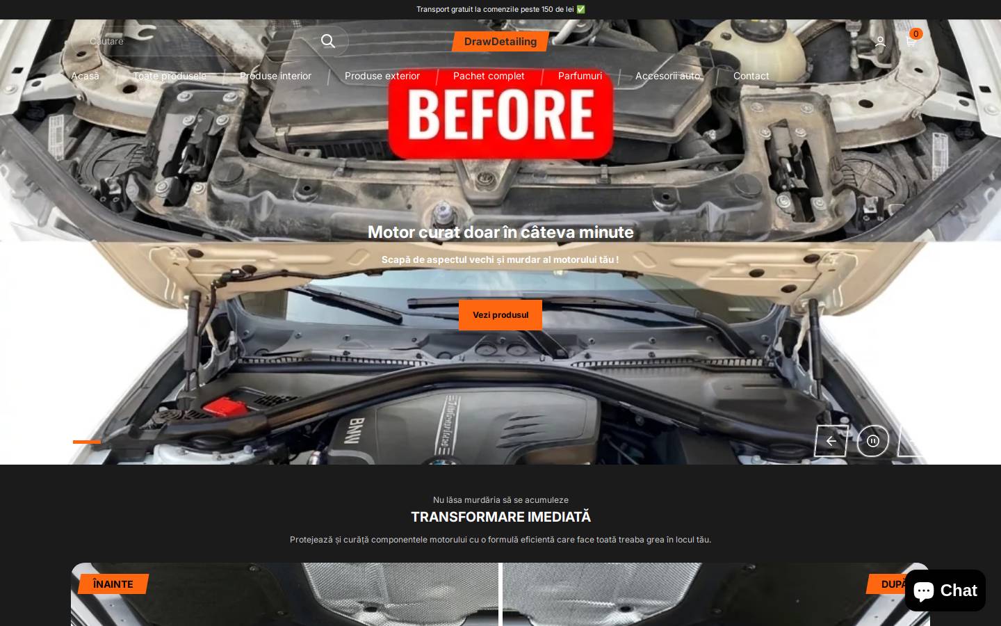 drawdetailing.com homepage screenshot