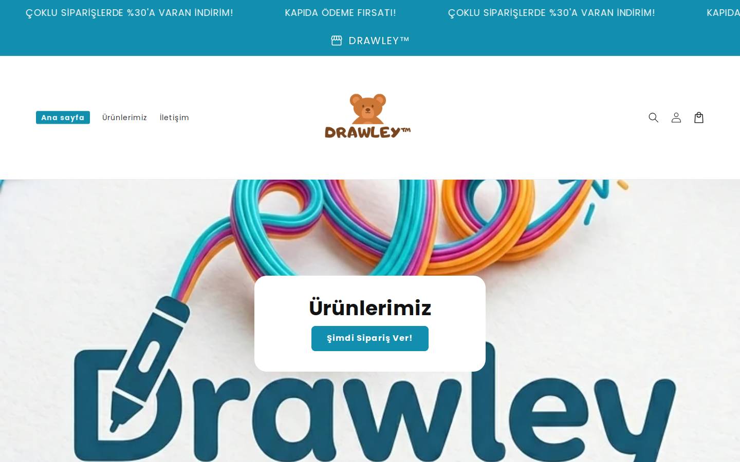 drawley.shop homepage screenshot