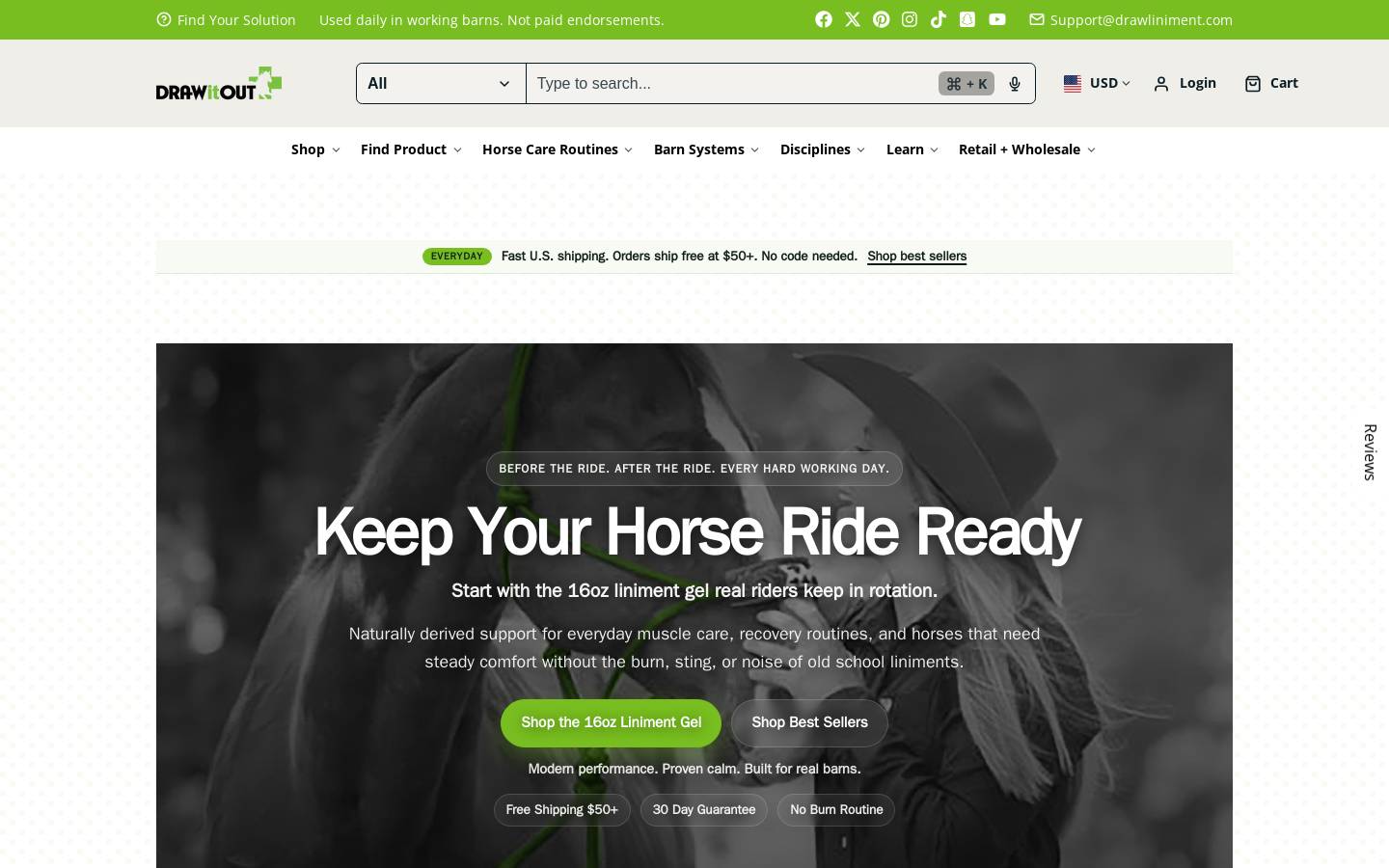 drawliniment.com homepage screenshot