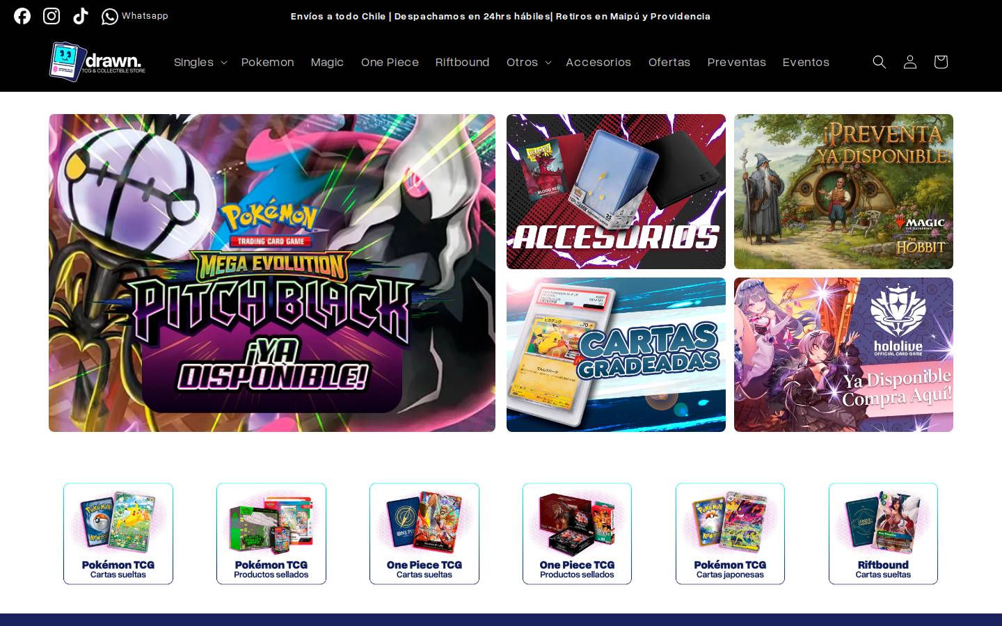 drawn.cl homepage screenshot