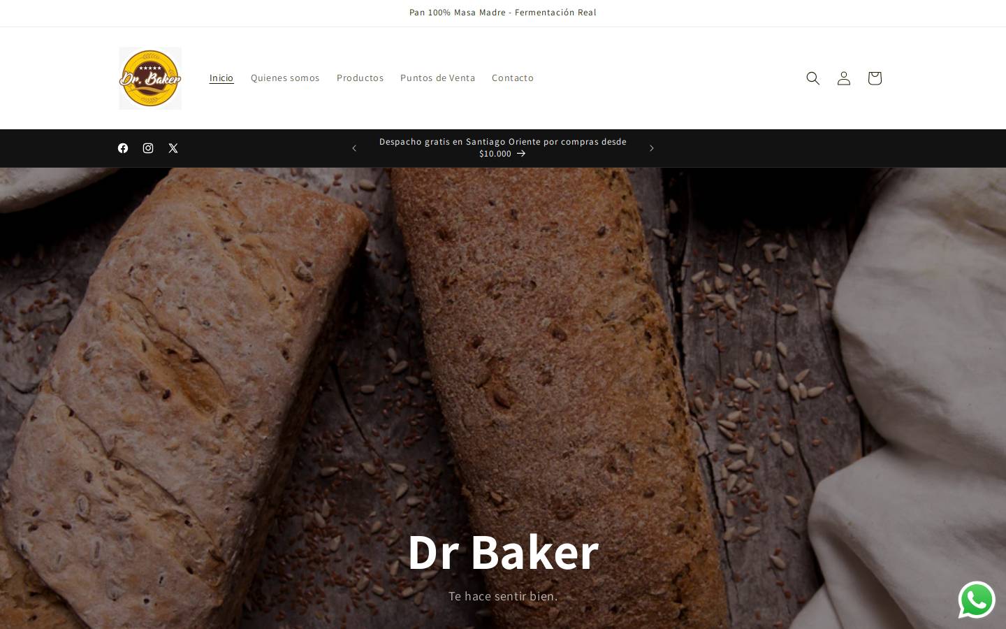 drbaker.cl homepage screenshot
