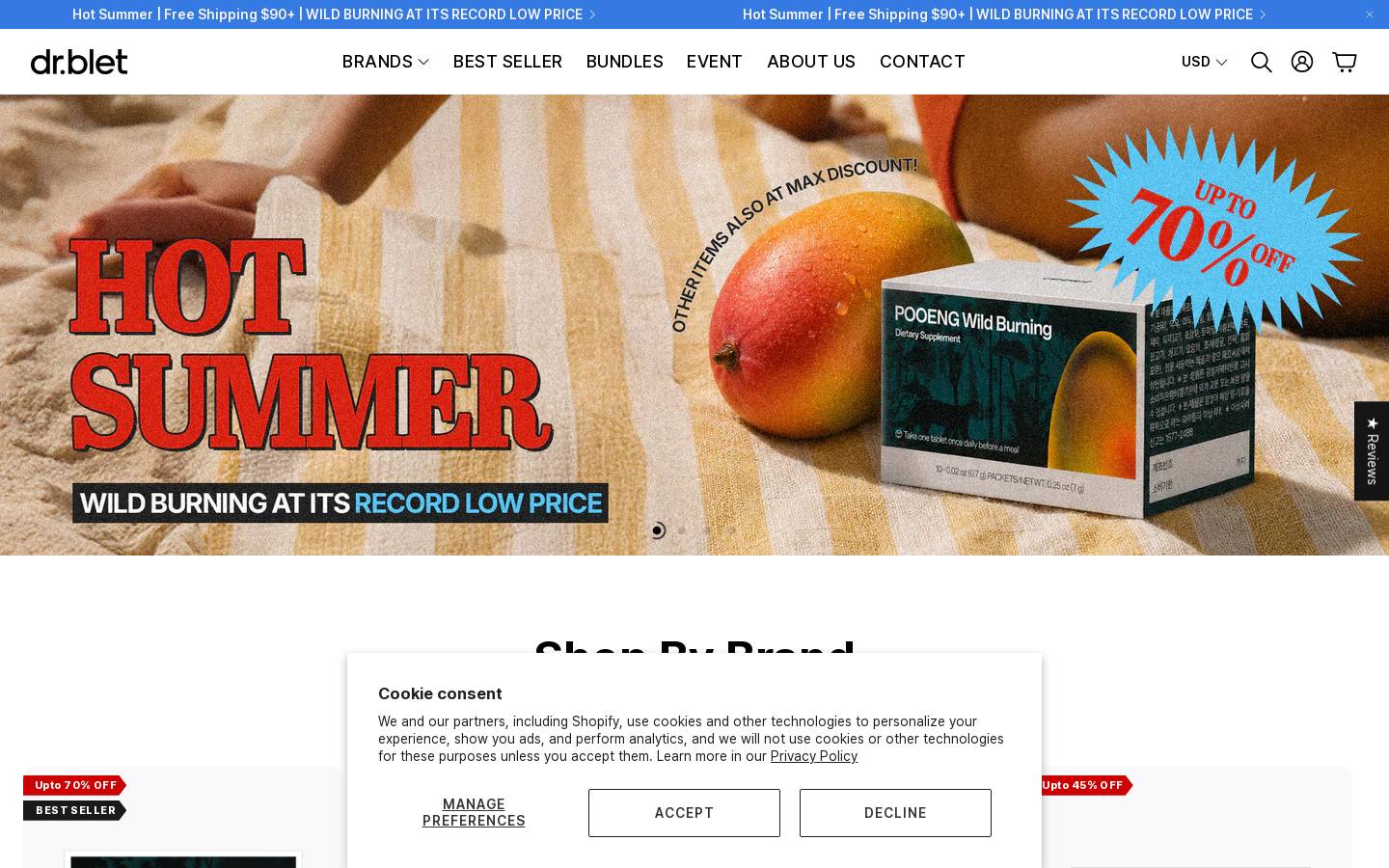 drblet.com homepage screenshot