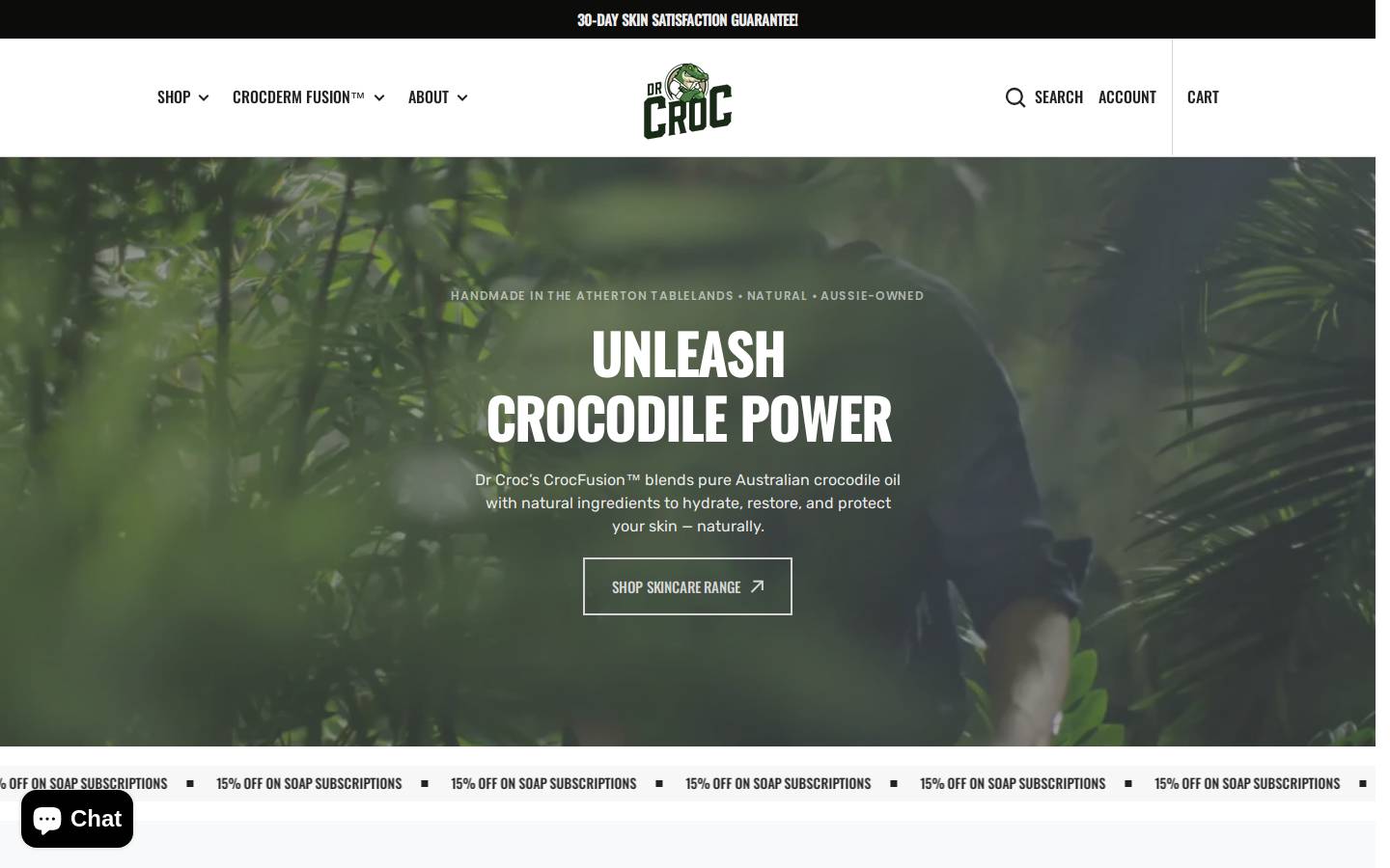 drcroc.com.au homepage screenshot