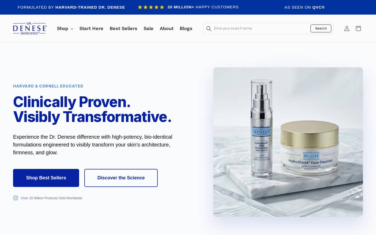 drdenese.com homepage screenshot