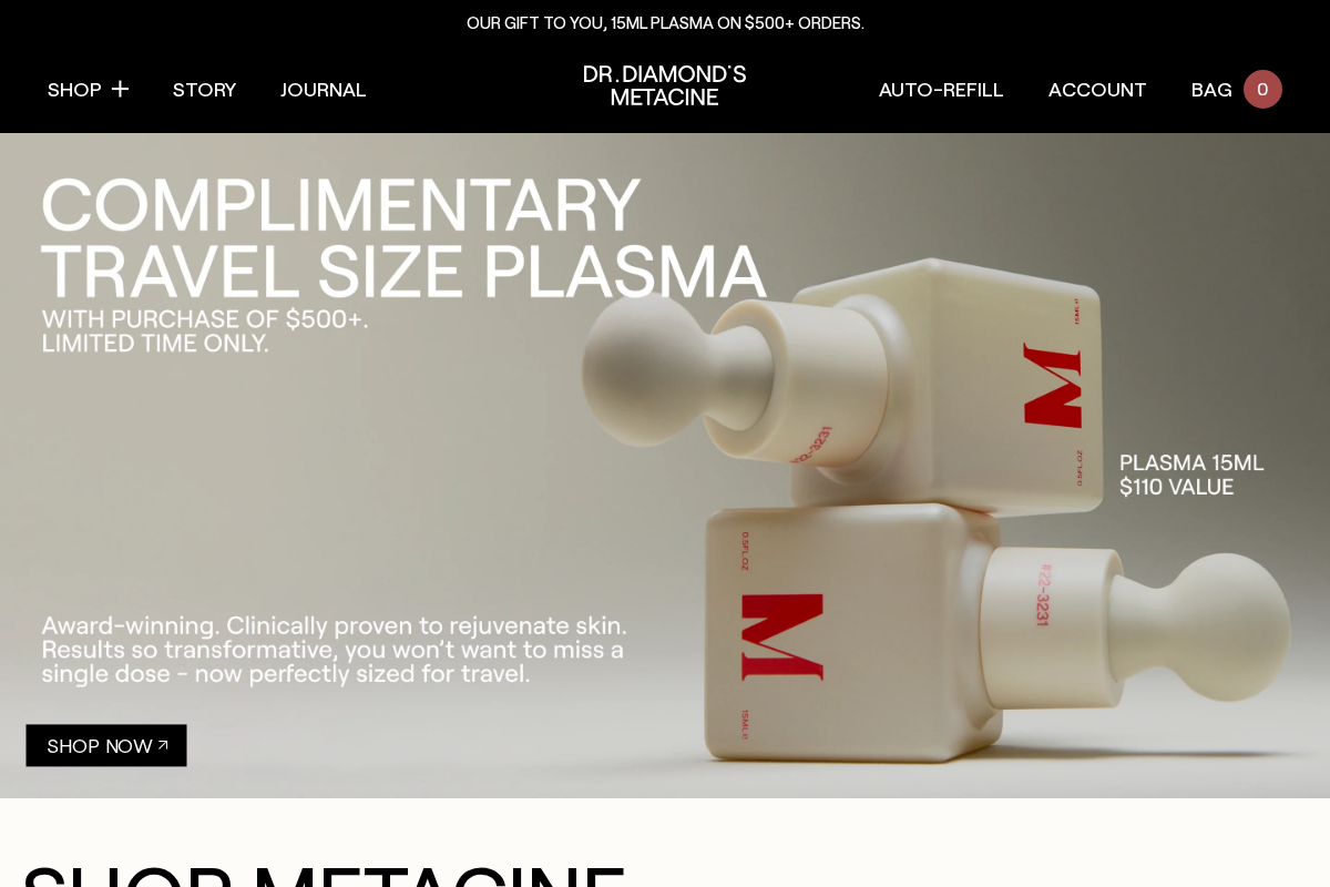 drdiamondsmetacine.com homepage screenshot