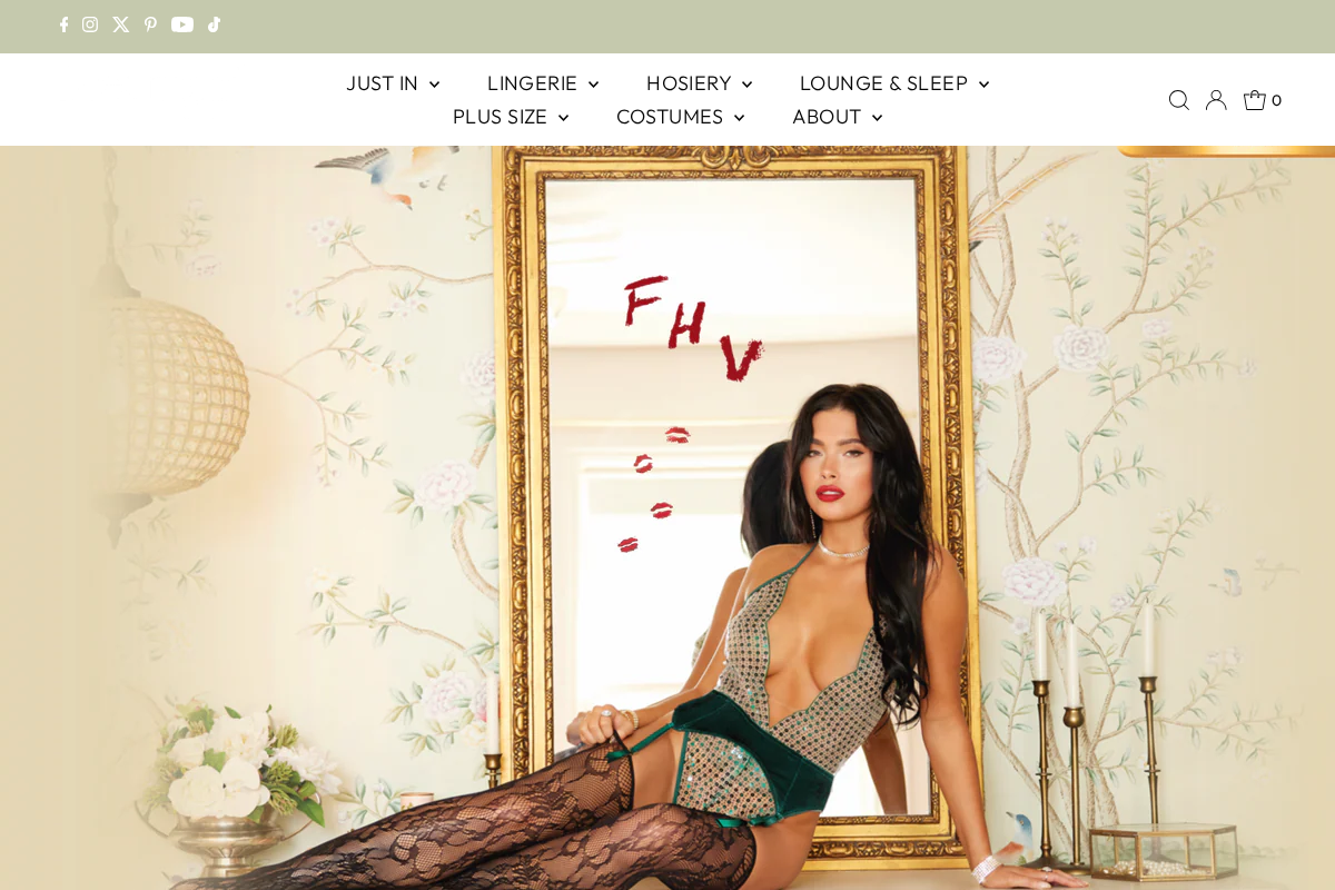 Dreamgirl homepage screenshot