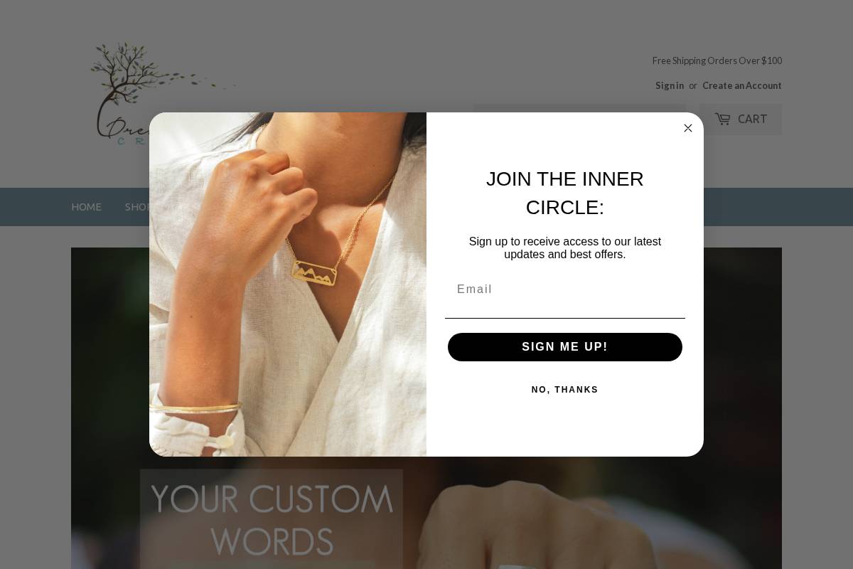 dreamingtreecreations.com homepage screenshot